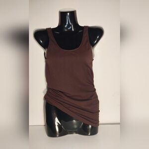 Brown shapewear tank top.